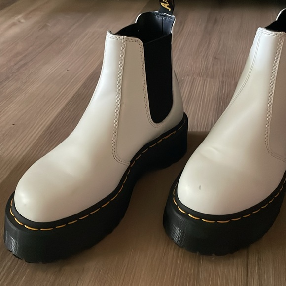 White Dr Marten 2976 Quad - Picture 3 of 8